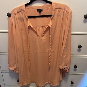 Torrid peach blouse